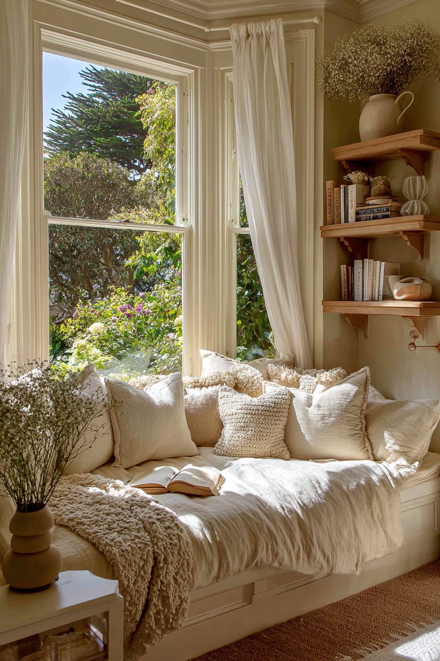 Bay Window Reading Nook
