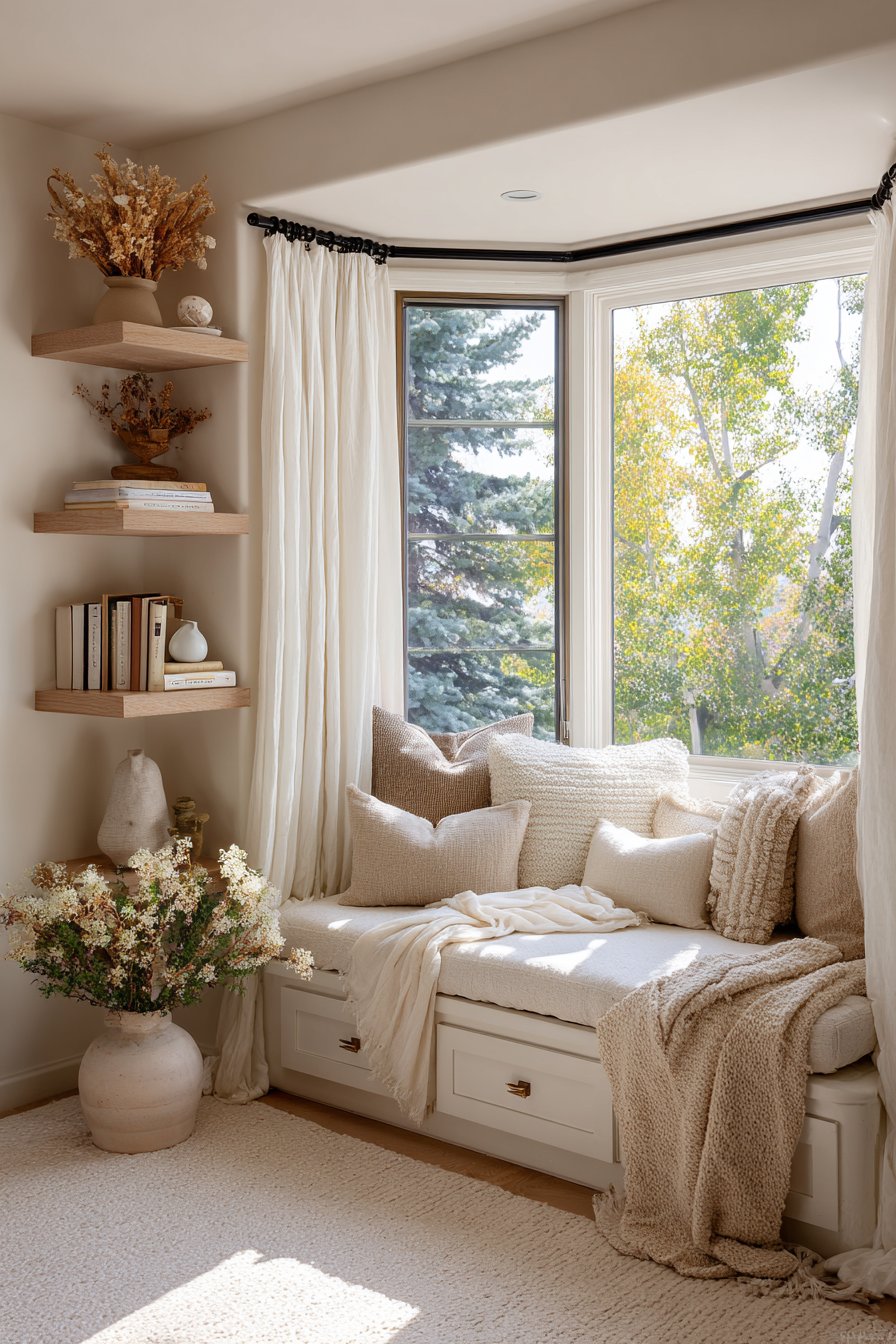 Bay Window Reading Nook