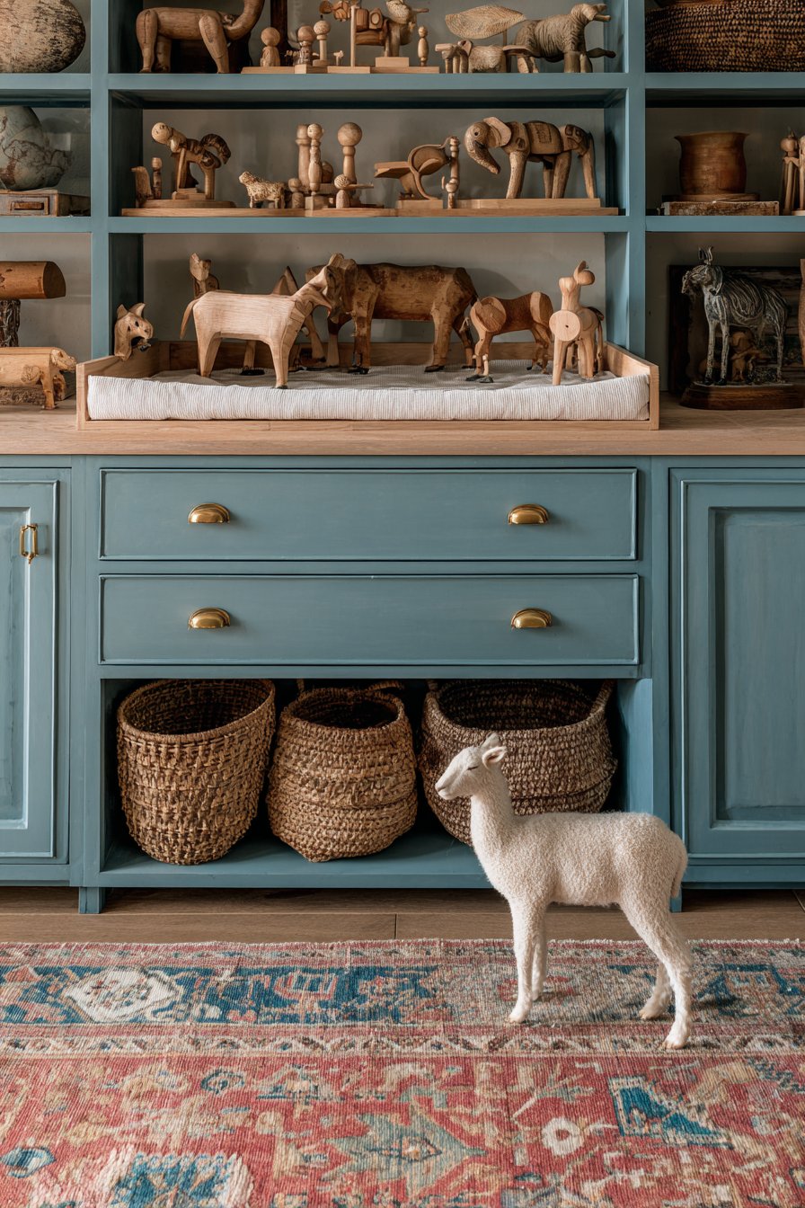 Repurposed Antique Dresser Changing Station