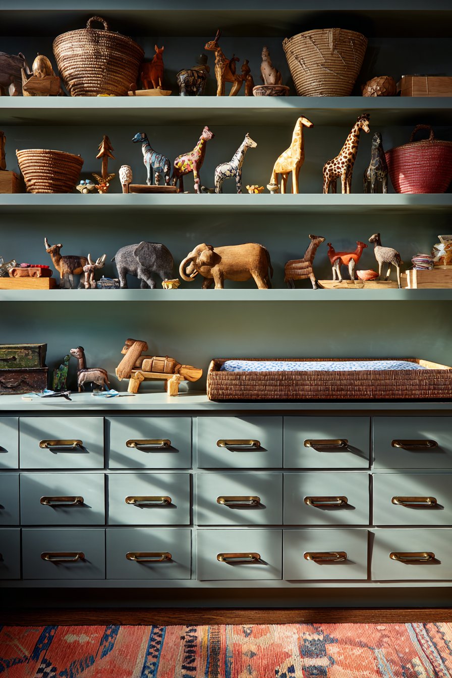 Repurposed Antique Dresser Changing Station