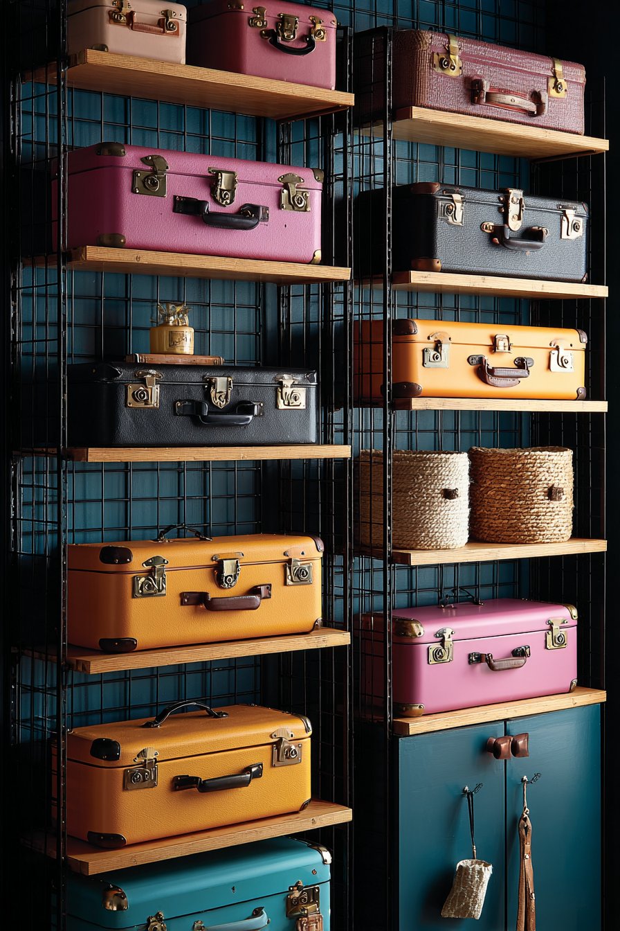 Industrial Storage Meets Vintage Charm