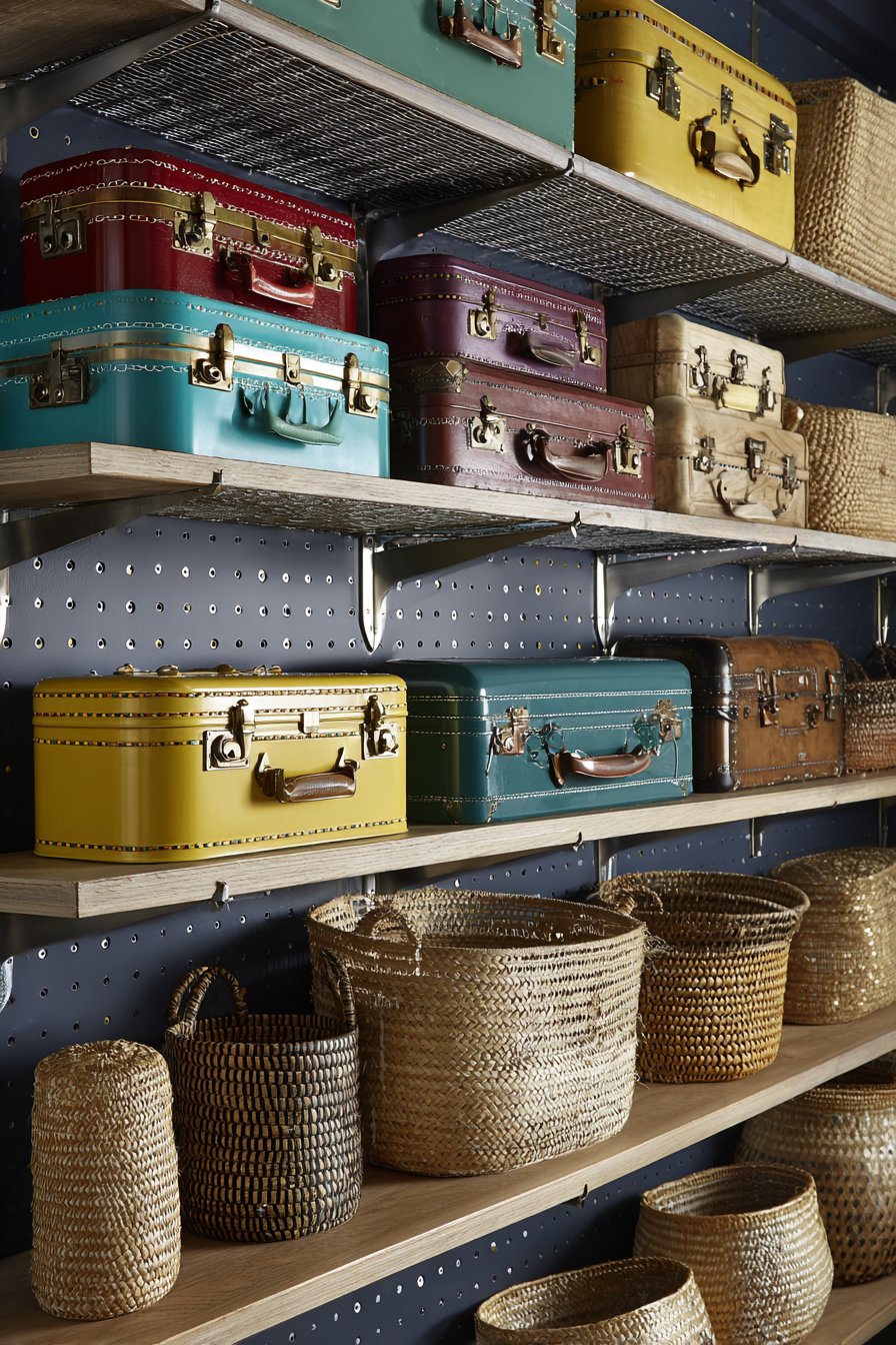 Industrial Storage Meets Vintage Charm