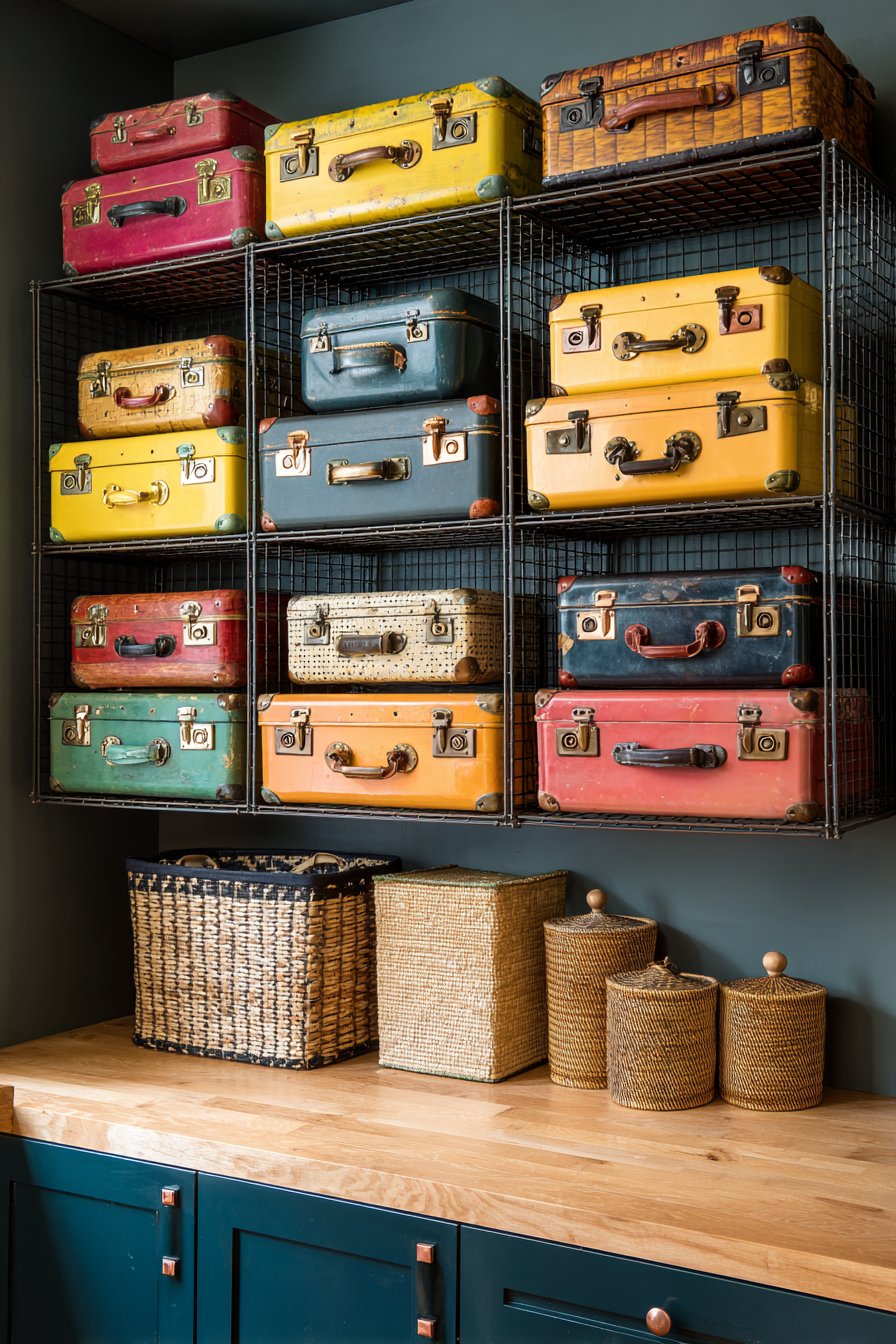 Industrial Storage Meets Vintage Charm