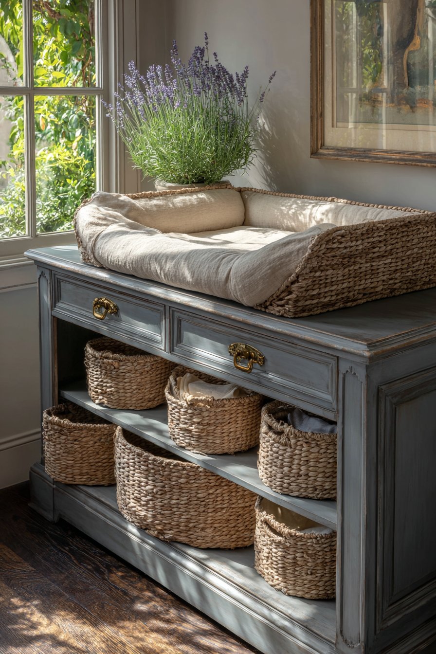 Vintage Dresser Changing Station