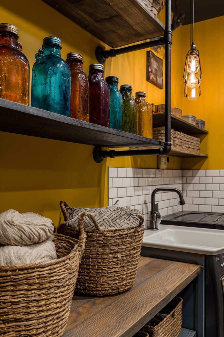 Industrial Meets Playful Storage