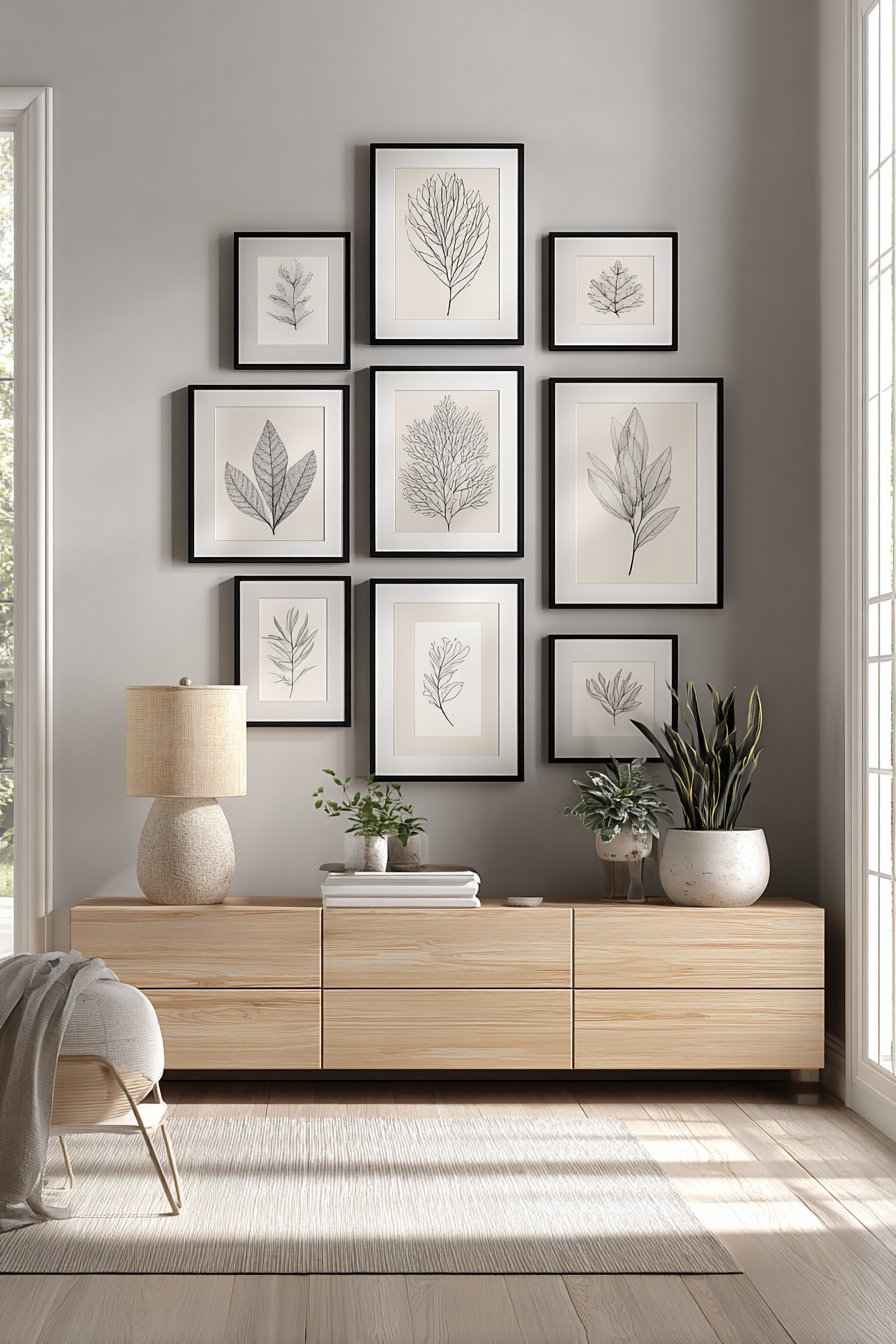 Scandinavian Minimalist Gallery Grid