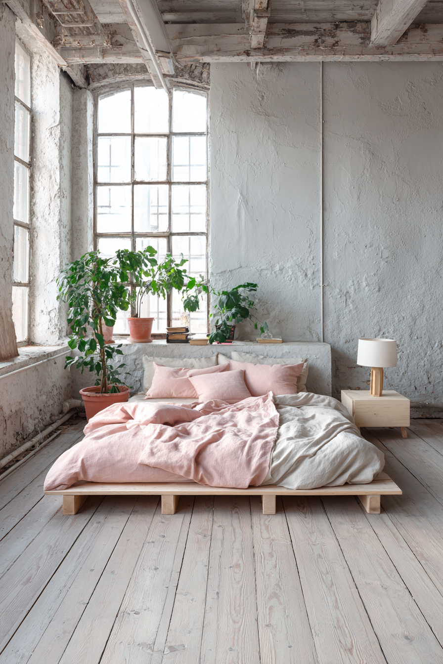 Minimalist Scandinavian Pink Retreat