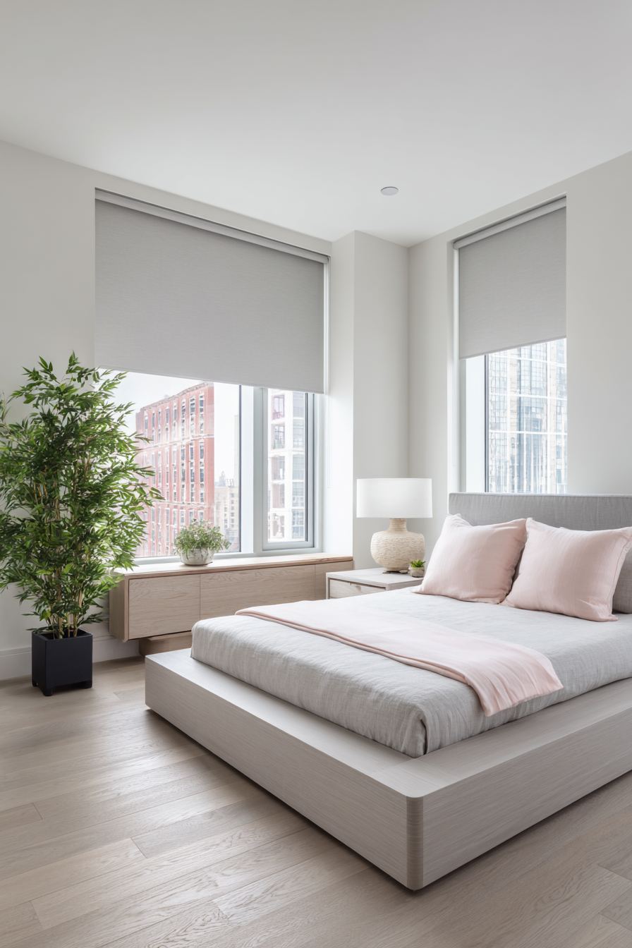 Minimalist Scandinavian Pink Retreat