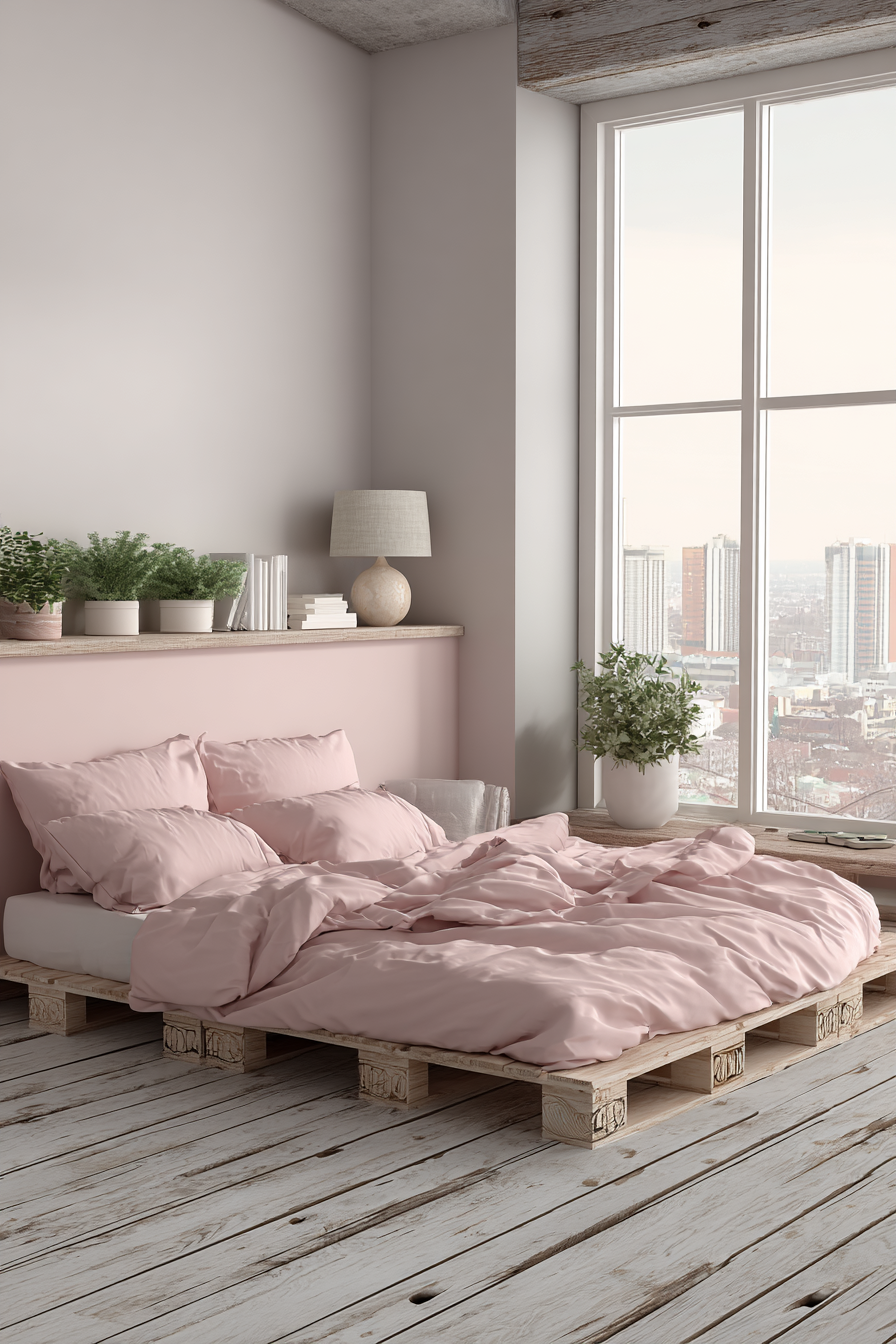 Minimalist Scandinavian Pink Retreat