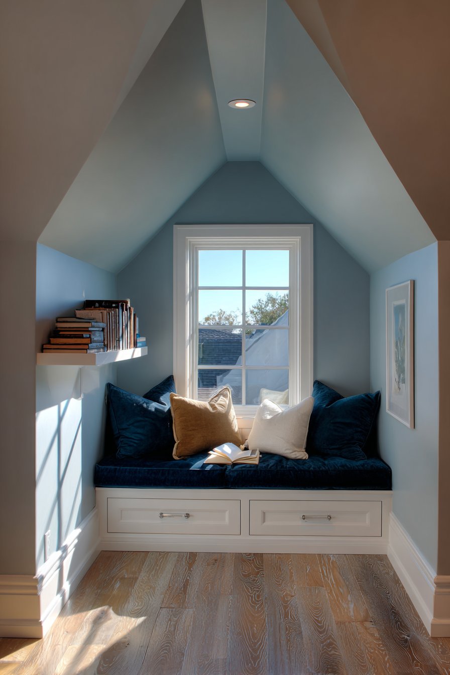 Built-In Window Seat Reading Nook