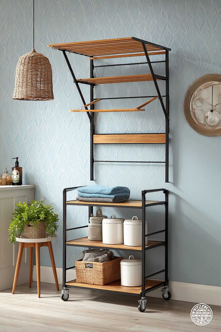 Wall-Mounted Drying Solutions with Geometric Patterns