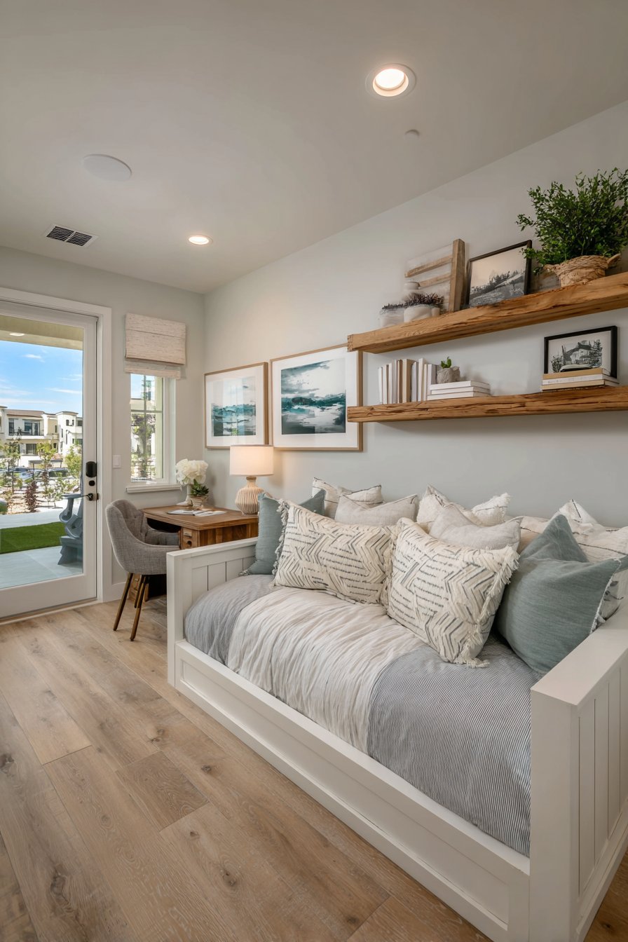 Multi-Functional Home Office and Guest Room Combination