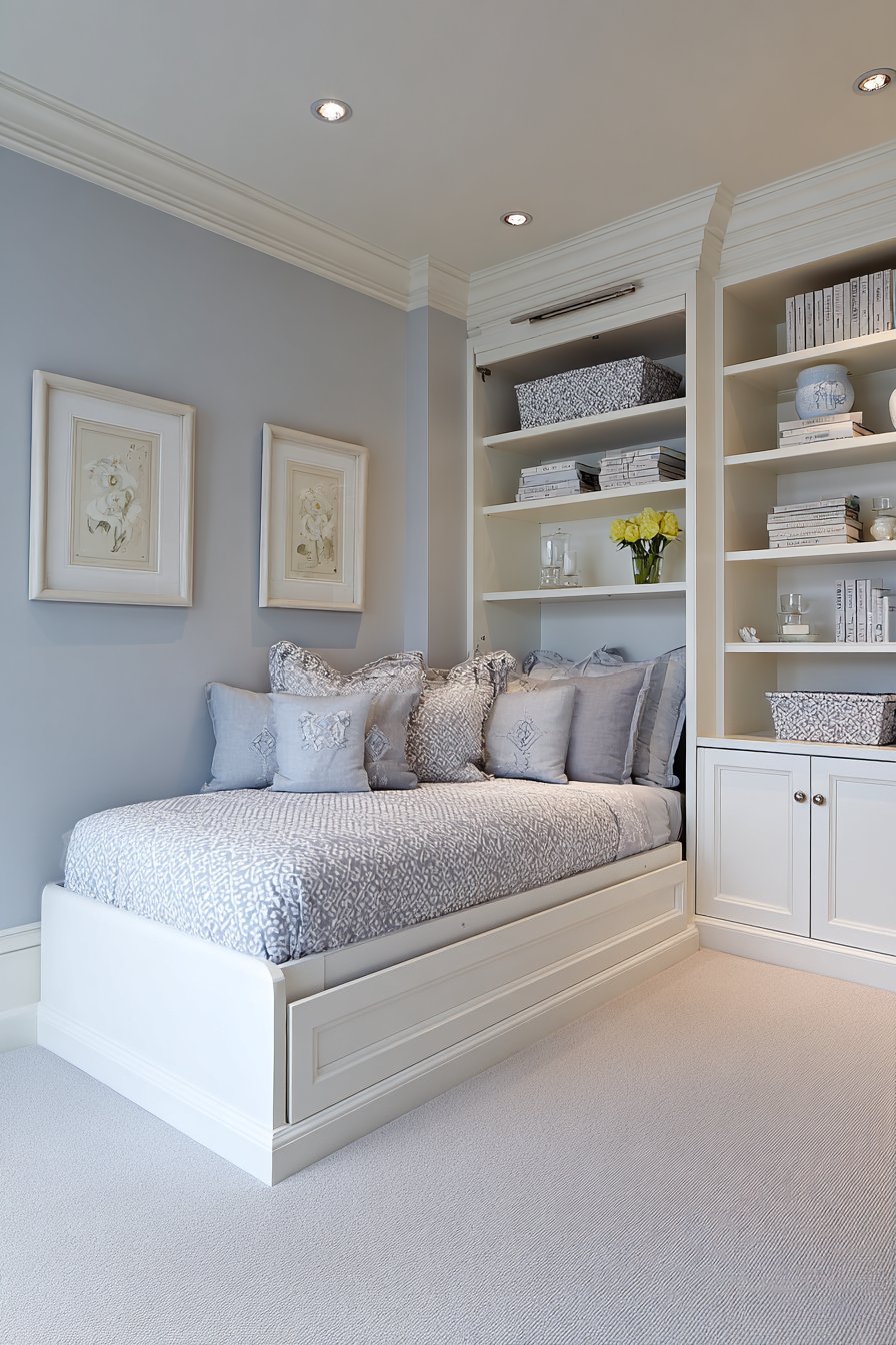 Murphy Bed with Floor-to-Ceiling Storage