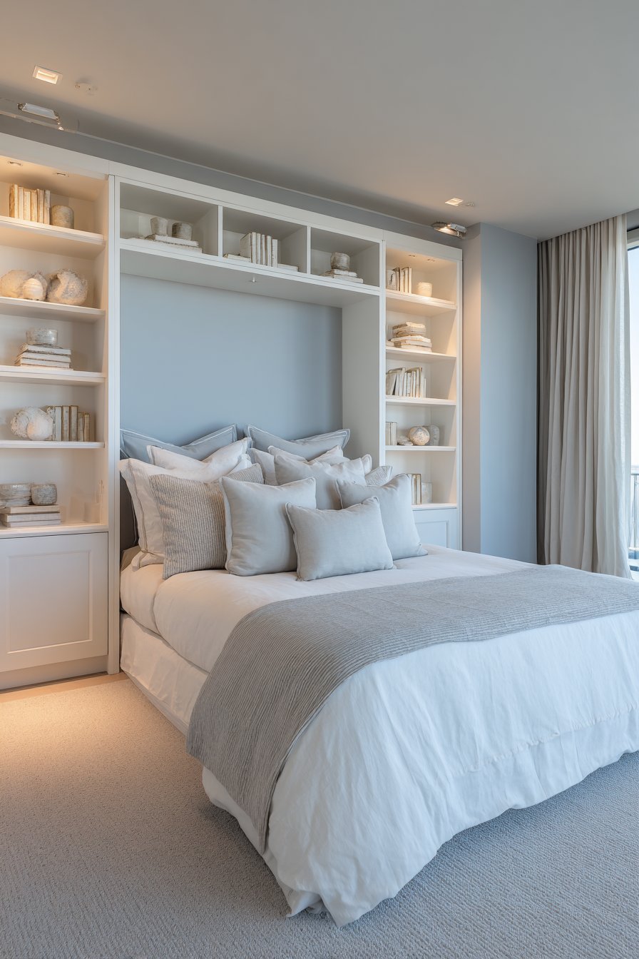 Murphy Bed with Floor-to-Ceiling Storage