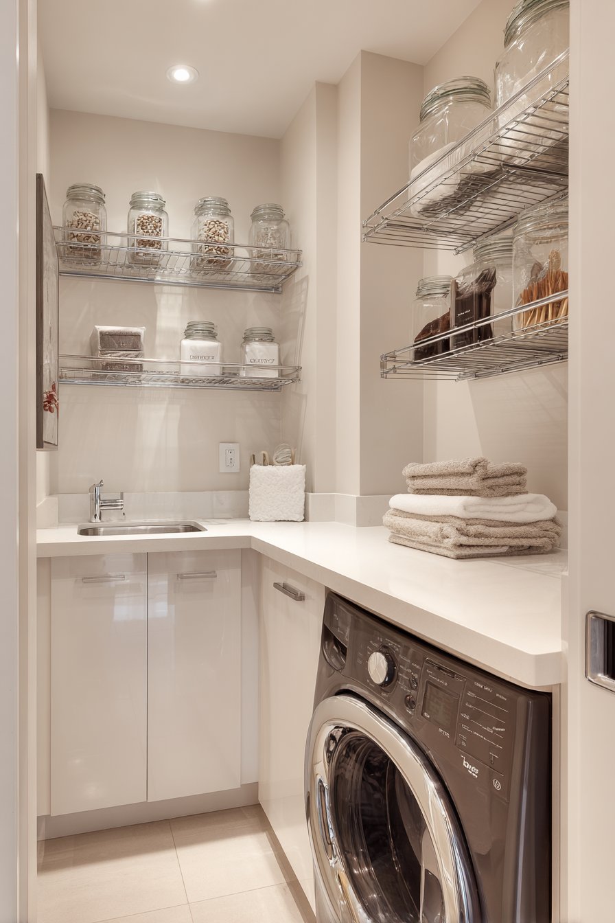 Ultra-Narrow Counter Workspace