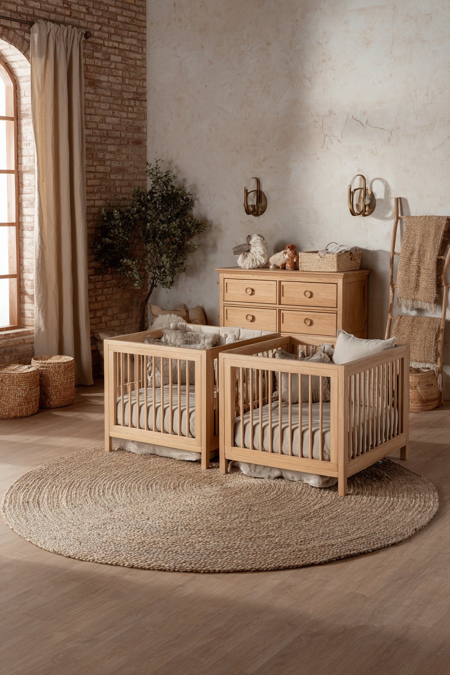 Twin Nursery Coordinated Setup