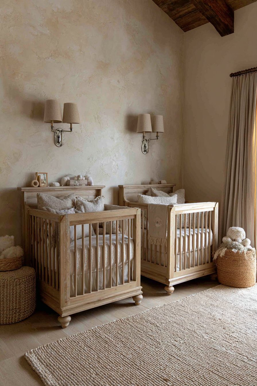 Twin Nursery Coordinated Setup