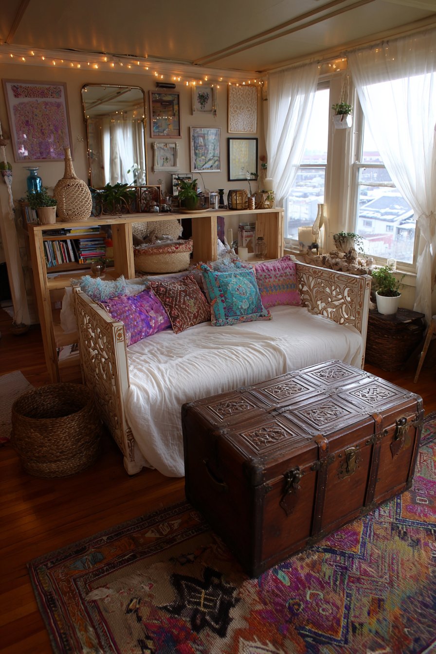 Studio Apartment Space-Defining Design