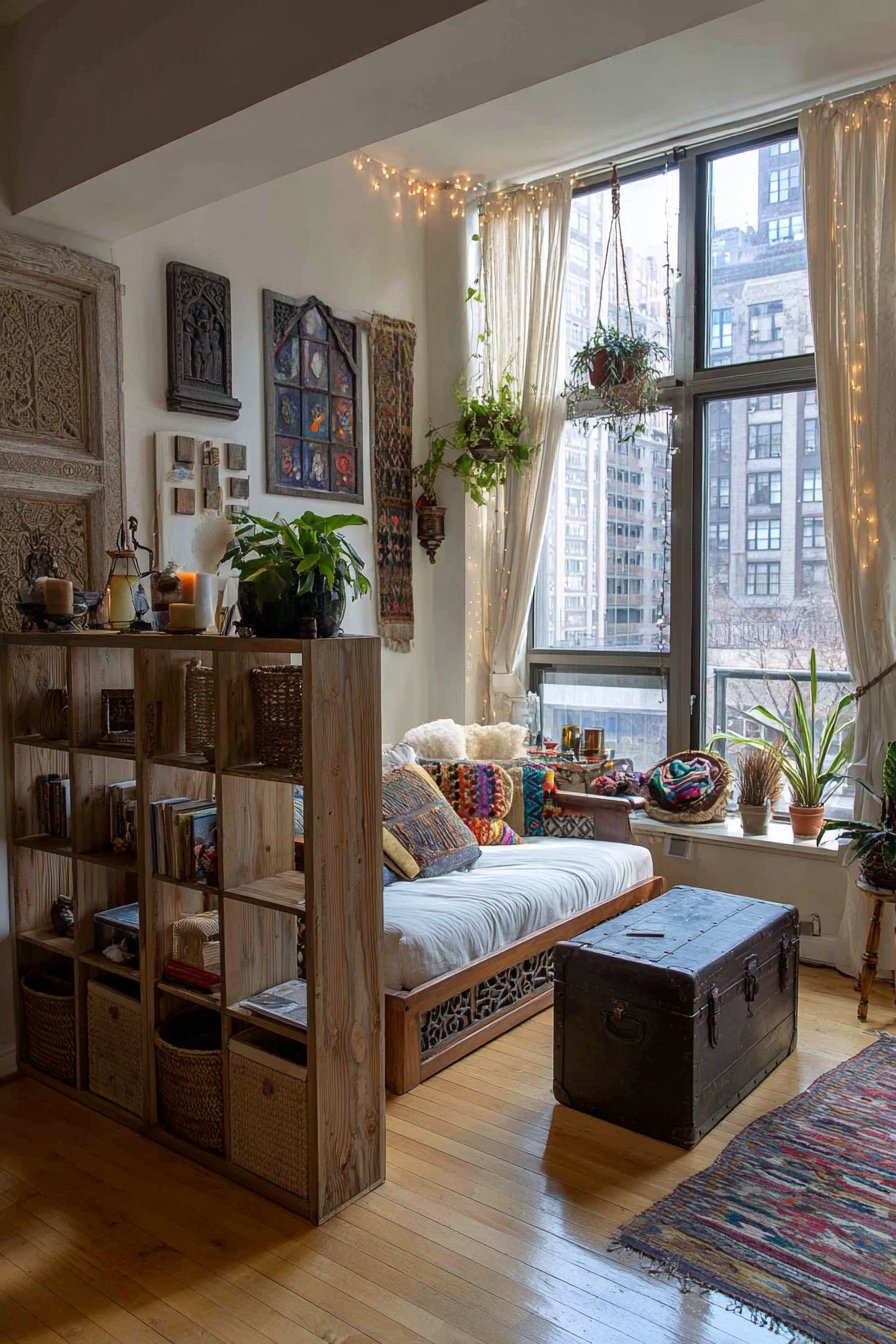 Studio Apartment Space-Defining Design