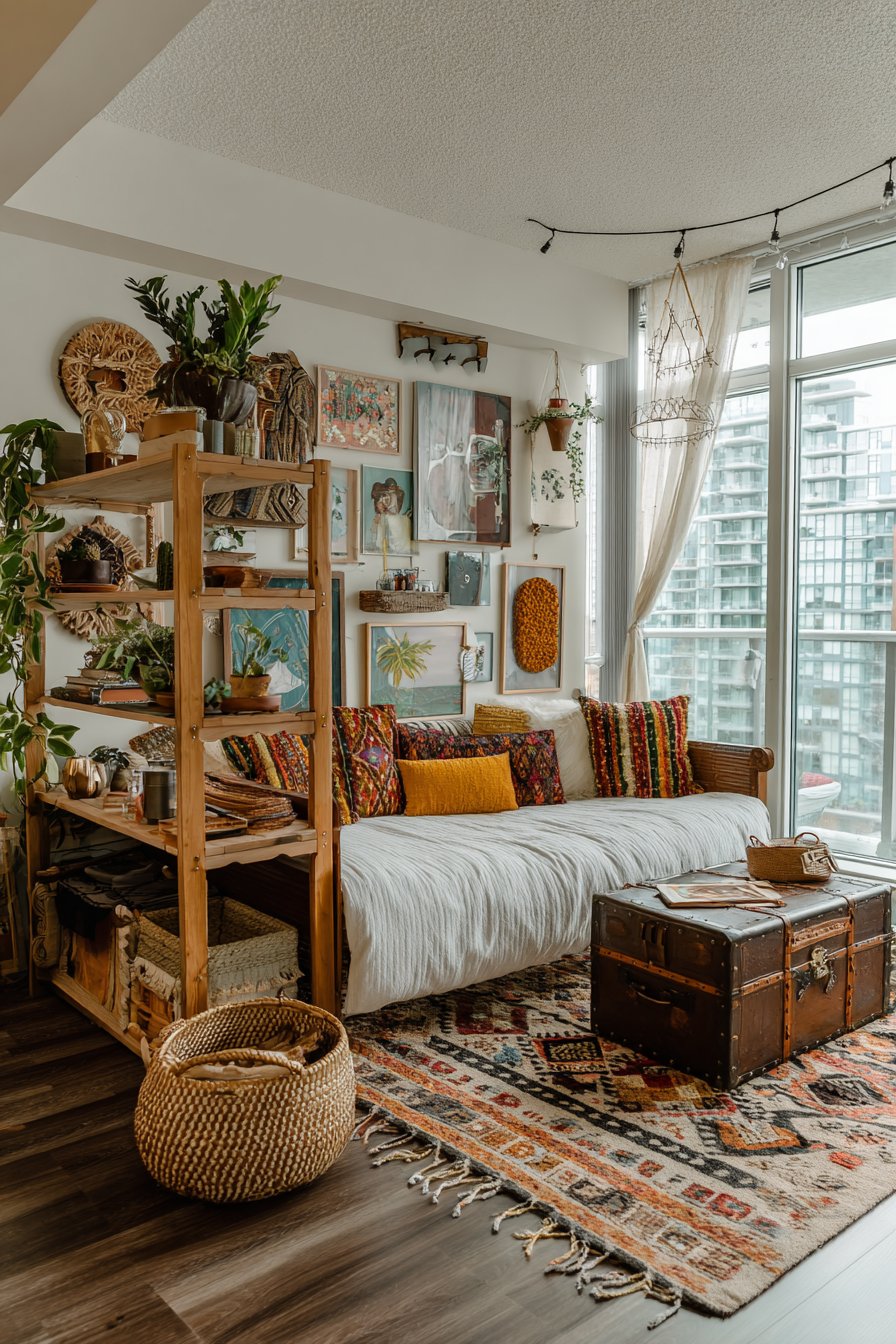 Studio Apartment Space-Defining Design