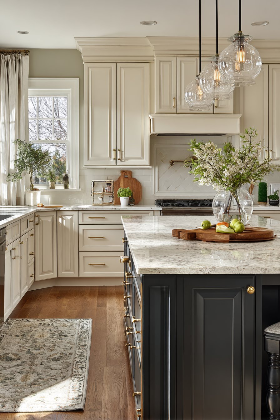 Two-Toned with Patterned Tile Floor