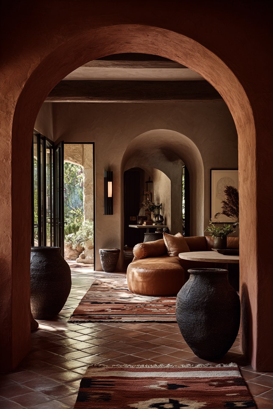 Dramatic Archway Transition Space