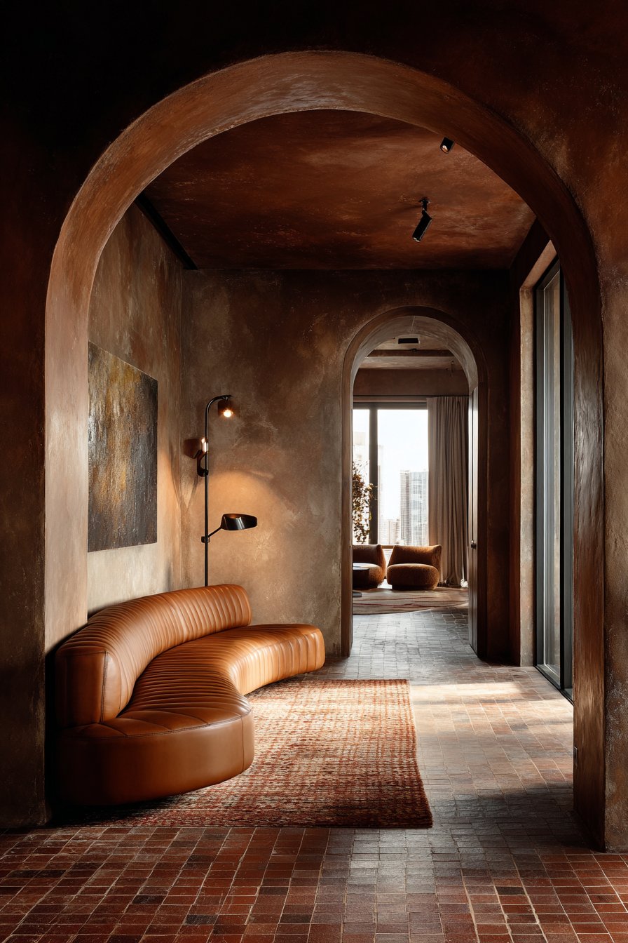 Dramatic Archway Transition Space