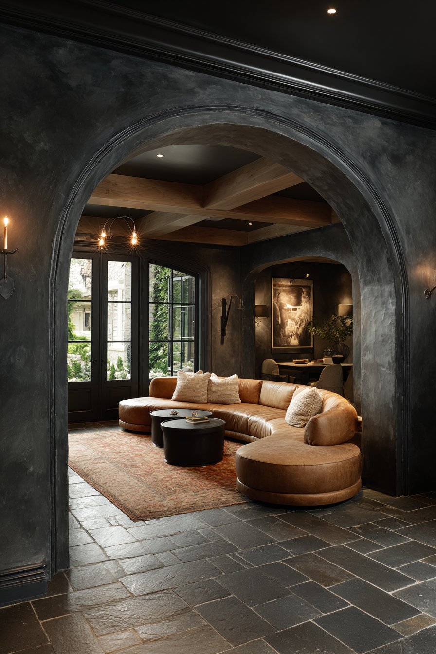 Dramatic Archway Transition Space