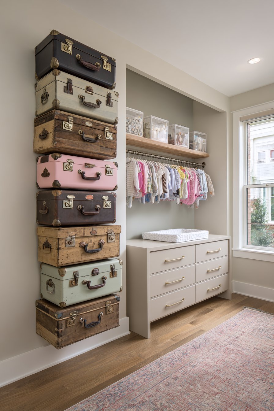 Creative Open Closet Organization