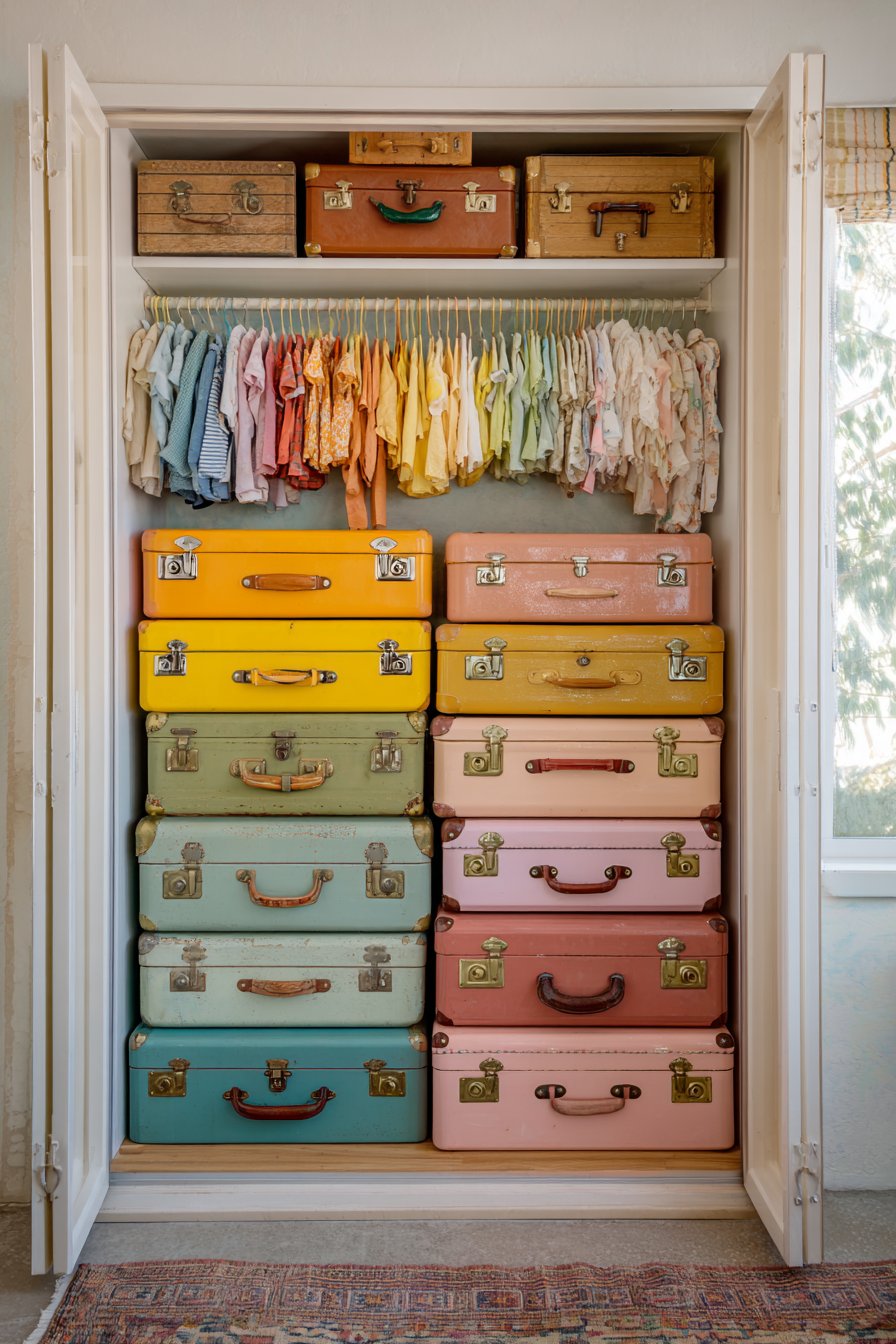 Creative Open Closet Organization