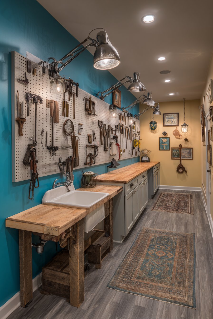Graduated Pegboard Organization System