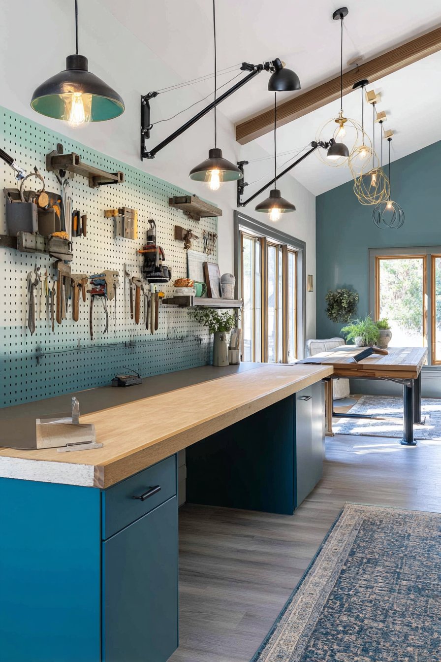 Graduated Pegboard Organization System