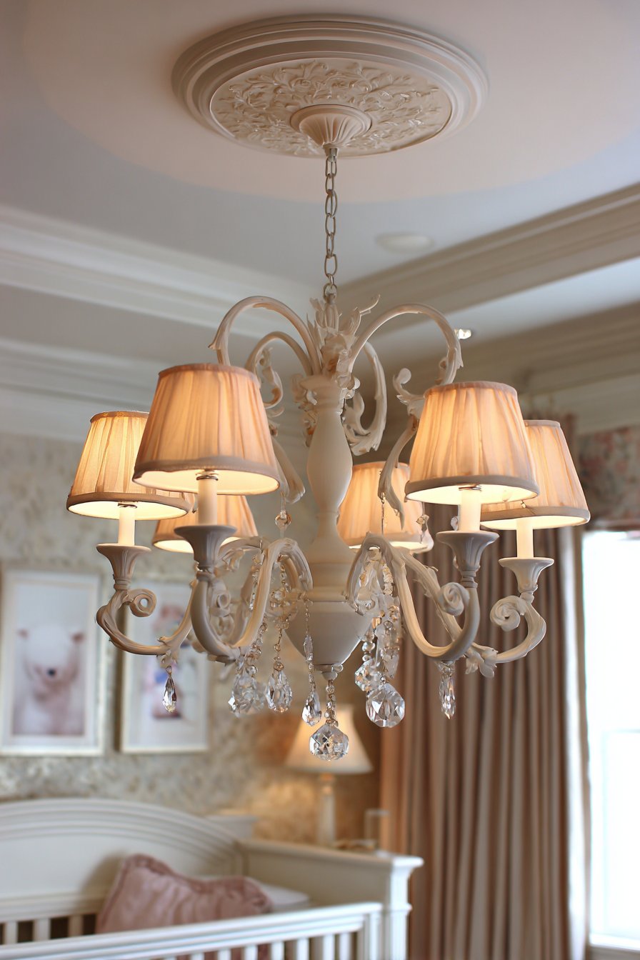 French Chandelier Lighting Centerpiece