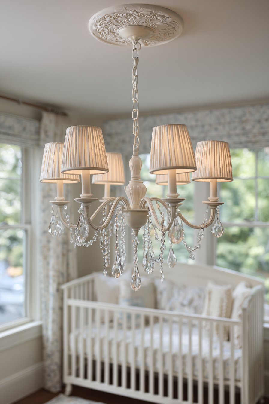French Chandelier Lighting Centerpiece