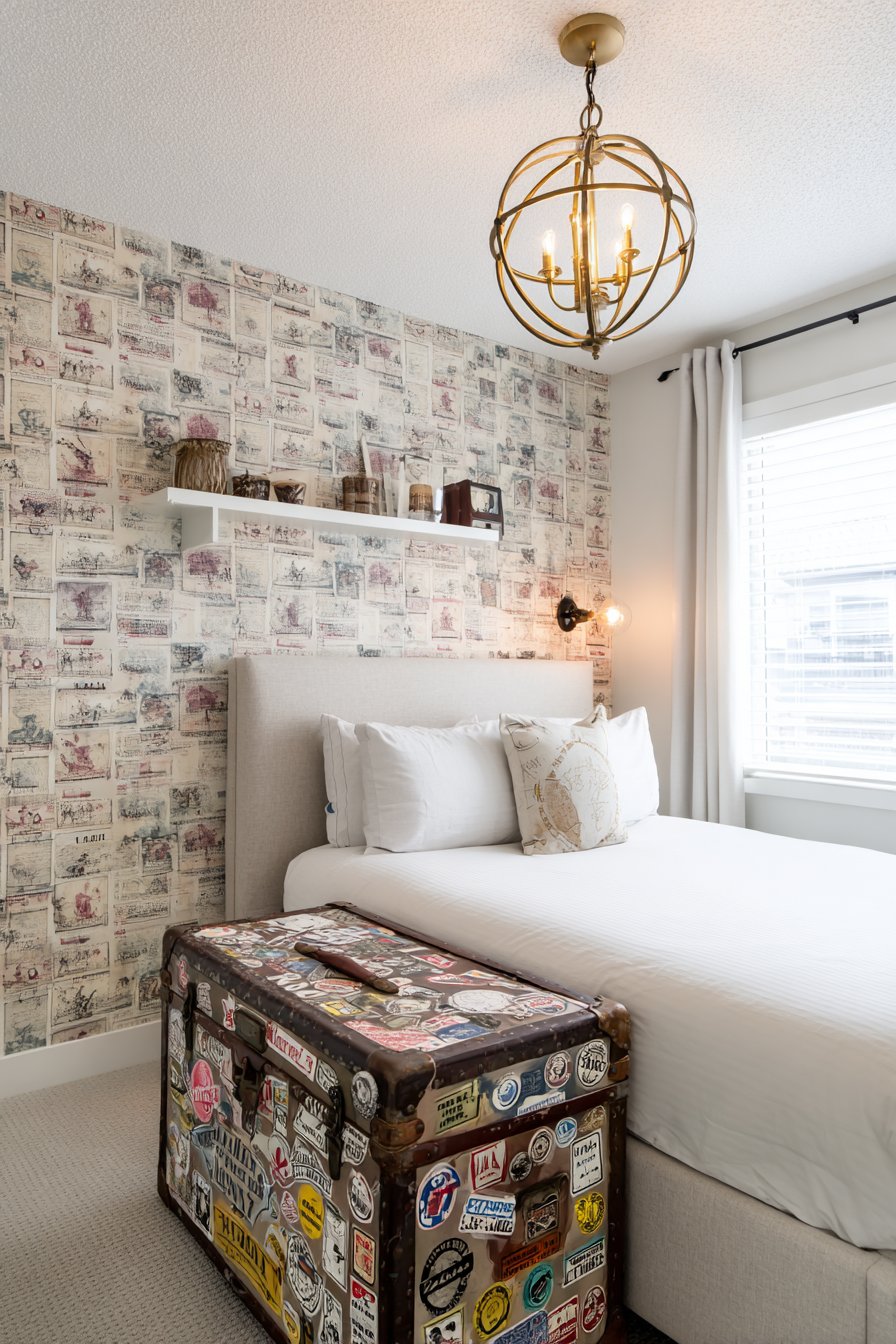 Vintage Postage Stamp Worldly Collection