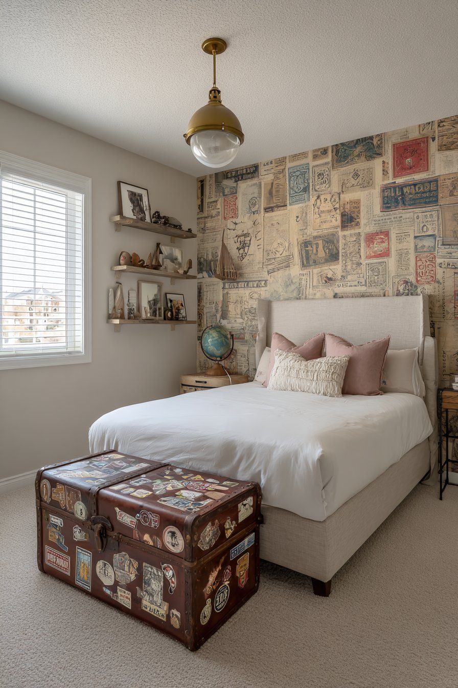 Vintage Postage Stamp Worldly Collection