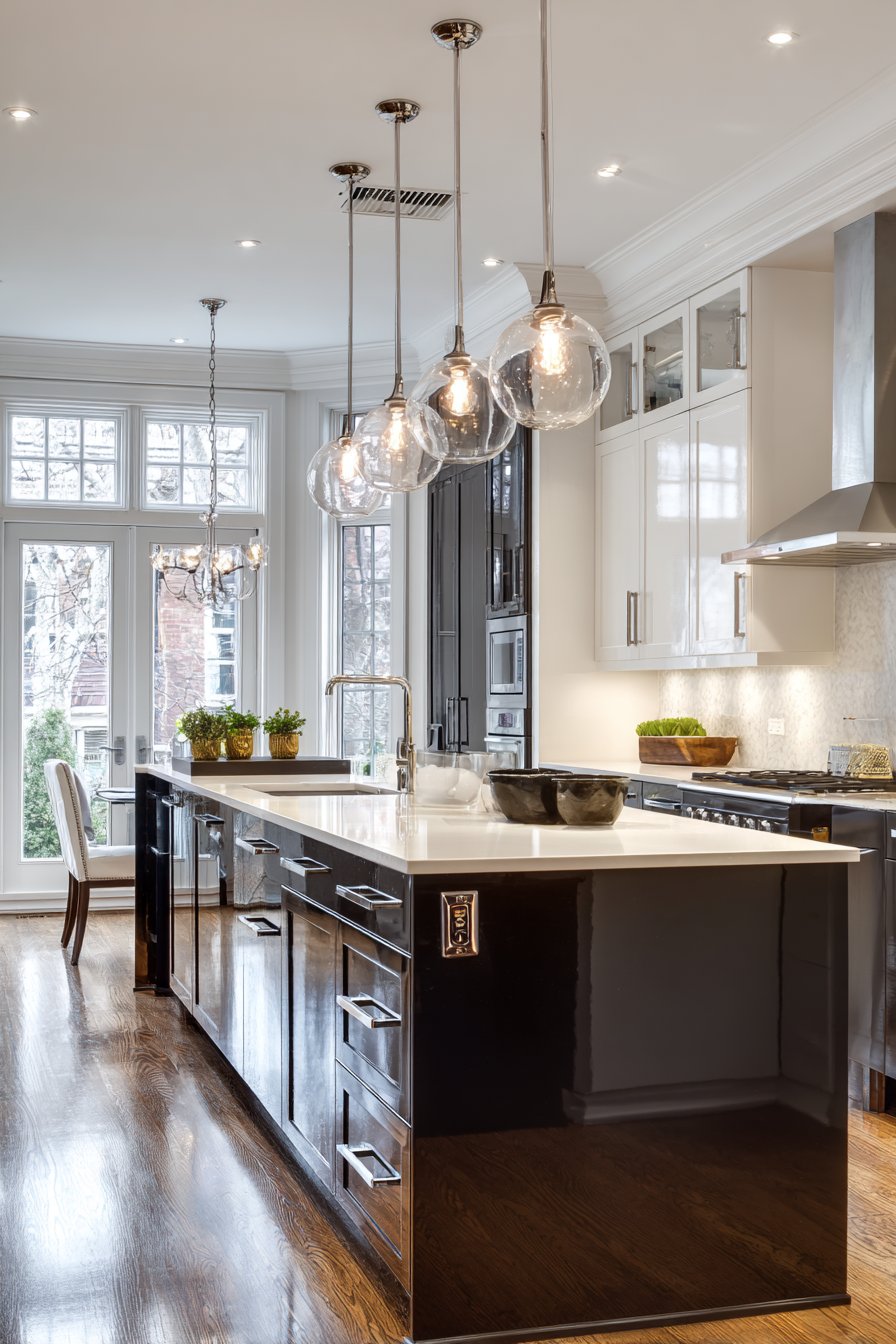 Charcoal and White Two-Tone Balance