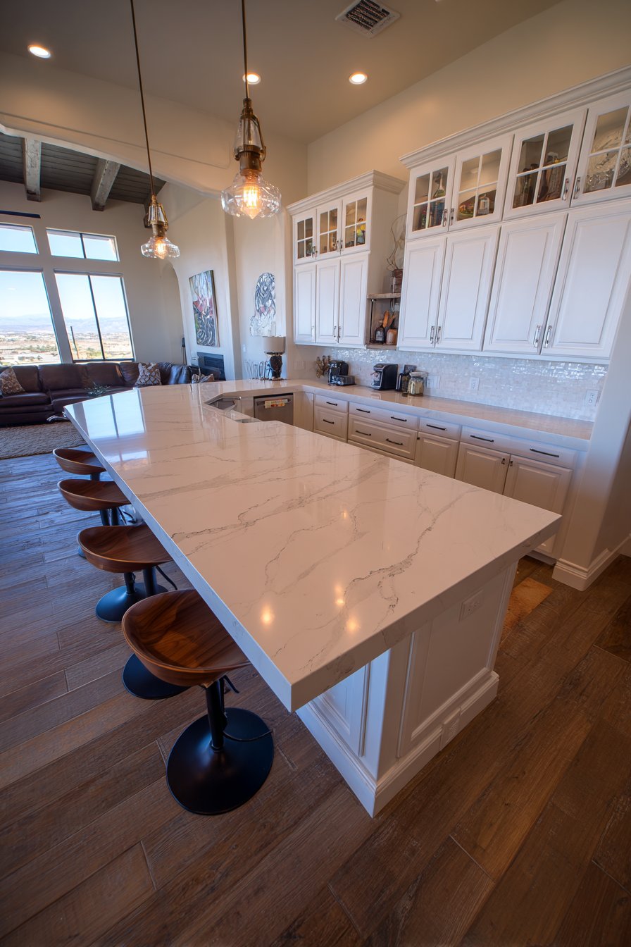 L-Shaped Peninsula Island Extension