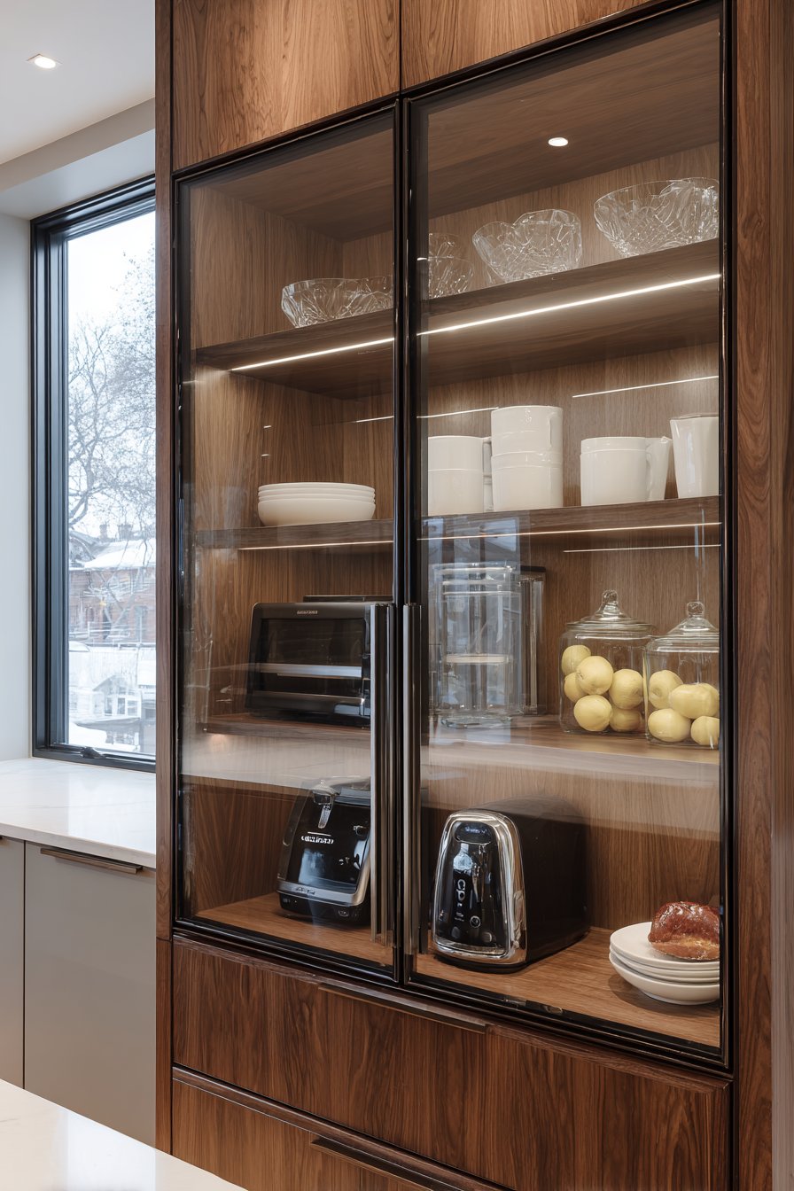 Transitional Mixed-Material Wall Unit