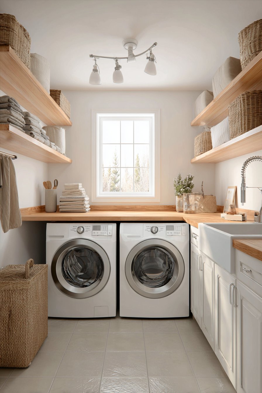 Scandinavian-Inspired Light Birch Design