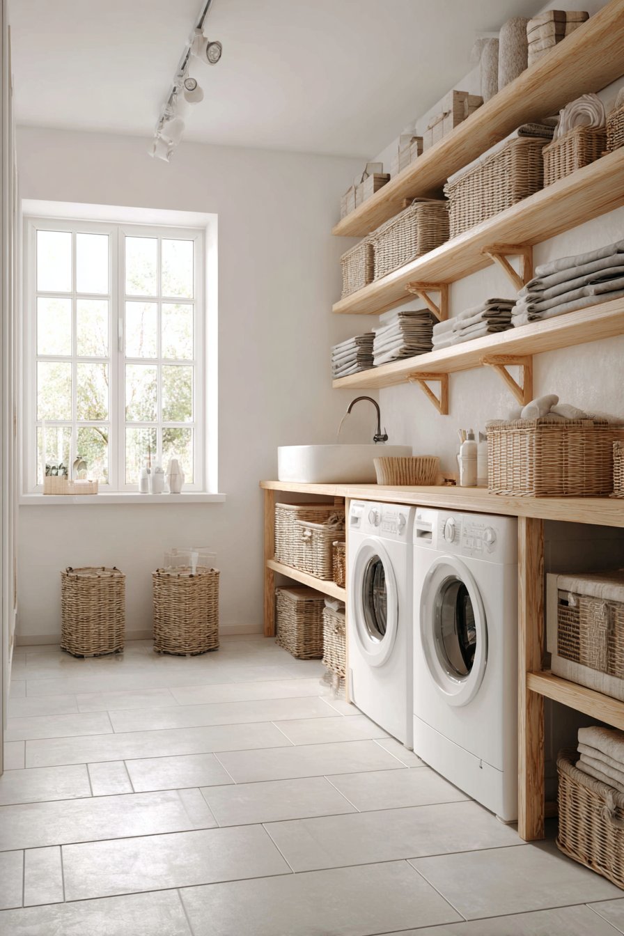 Scandinavian-Inspired Light Birch Design