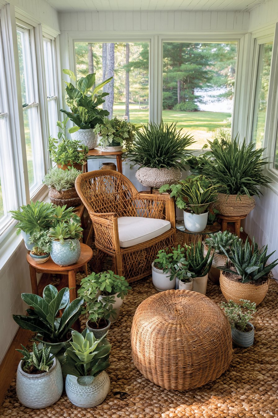 Authentic Collected Plant Lover's Space