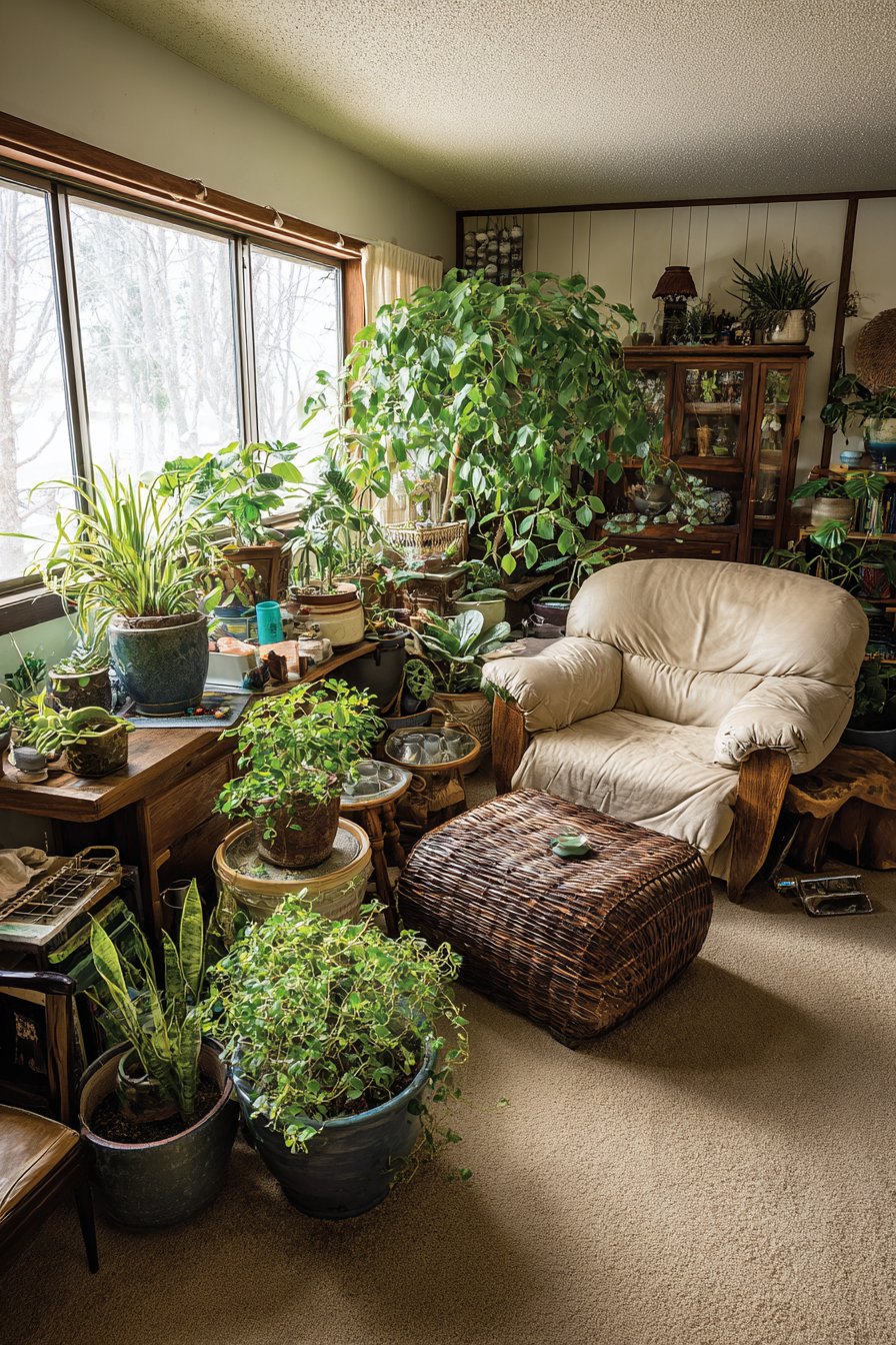 Authentic Collected Plant Lover's Space