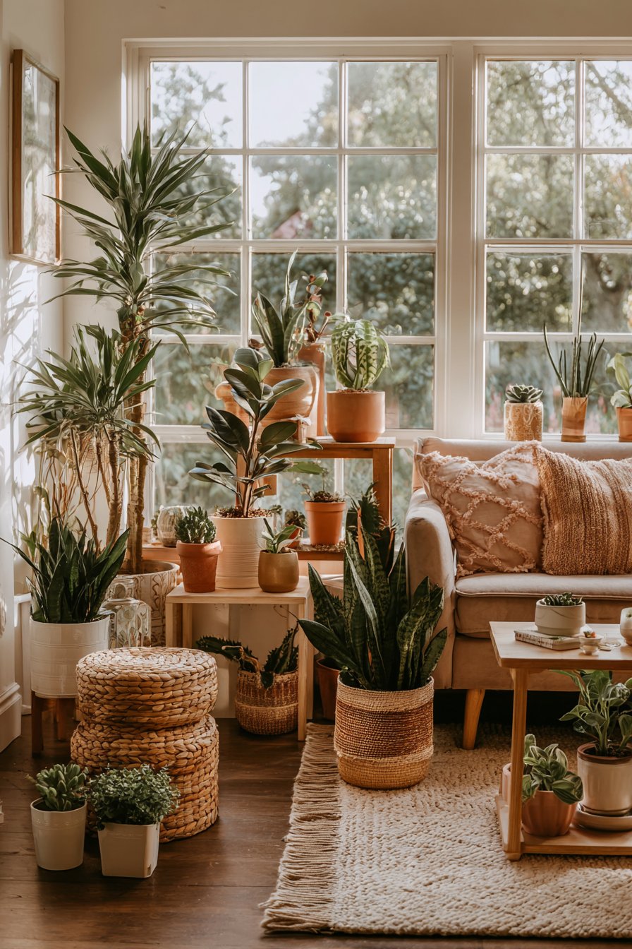 Authentic Collected Plant Lover's Space