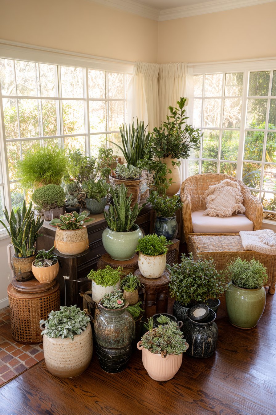 Authentic Collected Plant Lover's Space