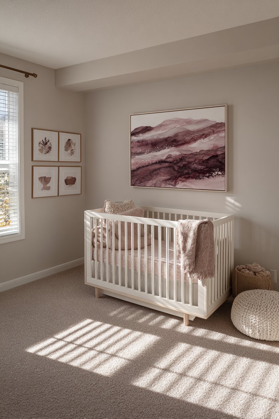 Abstract Watercolor Art as Color Story Anchor