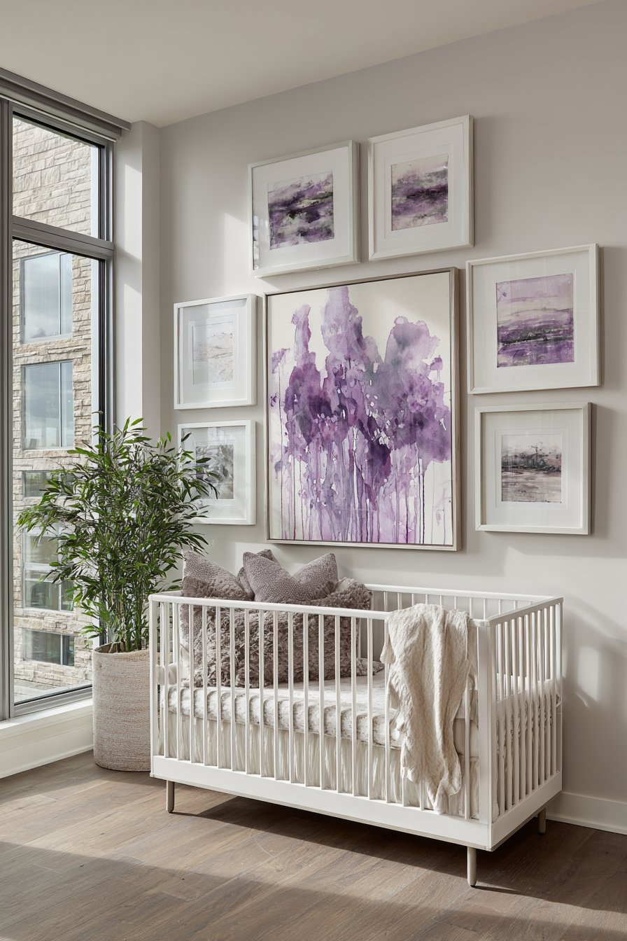 Abstract Watercolor Art as Color Story Anchor