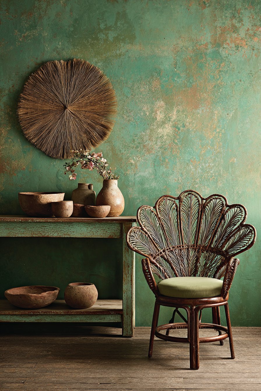 Bohemian Rattan Statement Piece