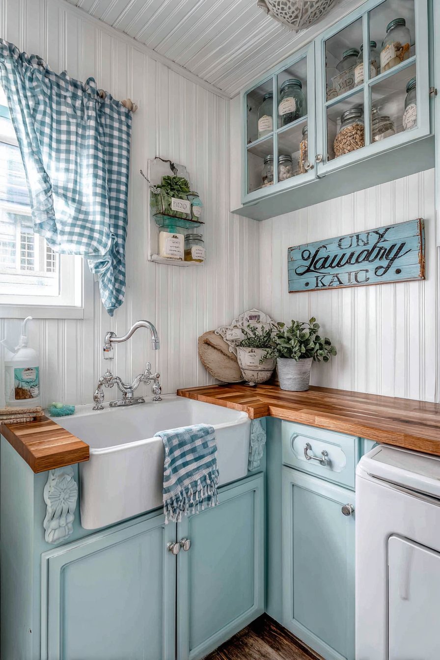 Cottage-Style Charm with Beadboard Wainscoting