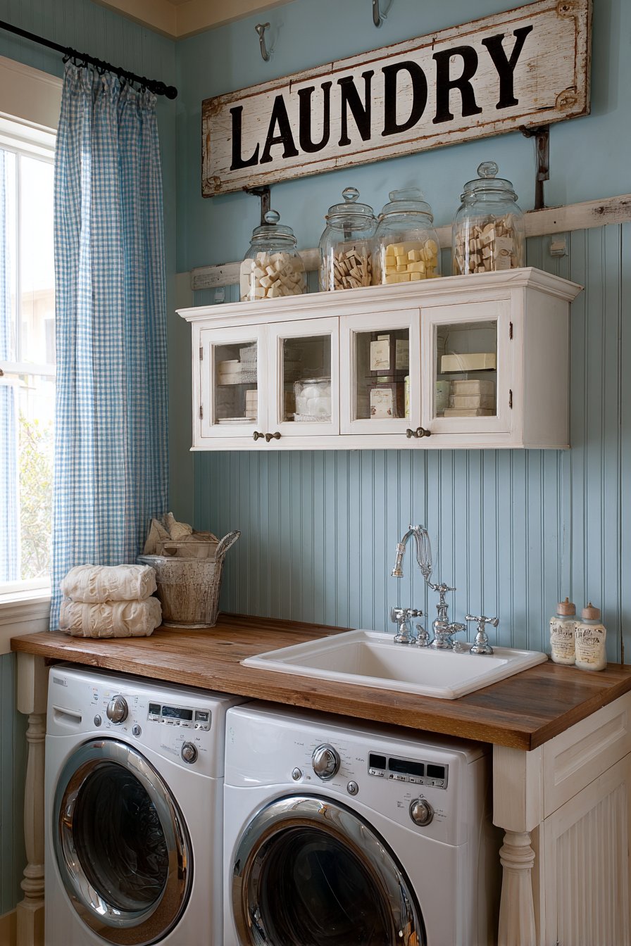 Cottage-Style Charm with Beadboard Wainscoting